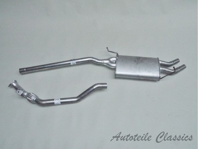 Produktbild von FERROZ Mitteltopf Für Audi A4 B6/B7 (2000-2008) 1.6 Limousine/Avant | Schalldämpfer Komplettset Inkl. Montagematerial