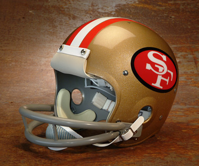 San Francisco 49ers style NFL Vintage Football Helmet - JIM