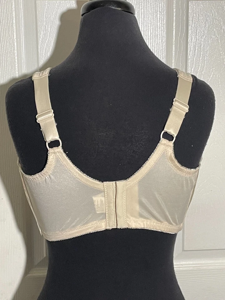 Cortland/Venus #7101 Alambre, estampado floral jacquard desnudo (fawn) talla 38DD NUEVO CON ETIQUETAS Foto 4 de 4