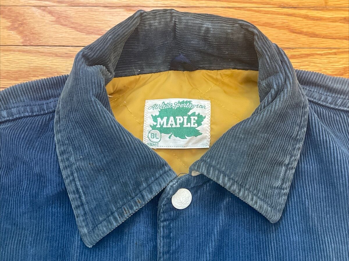 Vintage 50s 60s Small Grand Island New York Maple Corduroy Vintage 50s 60s Small Grand Island New York Maple Corduroy