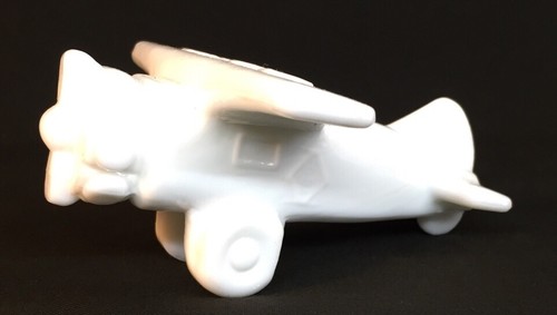Boyd Art Glass Airplane In Columbus White # 7 Made 7-7-1992 - Picture 3 of 7