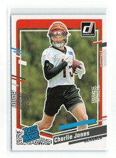 CHARLIE JONES #317 2023 PANINI DONRUSS BENGALS RATED ROOKIE