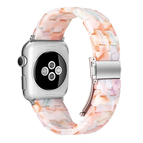 Strap Resin iWatch Band For Apple Watch 9 8 7 6 5 4 3 SE Ultra 38/40/41/44/45mm - 第 40/43 張圖片