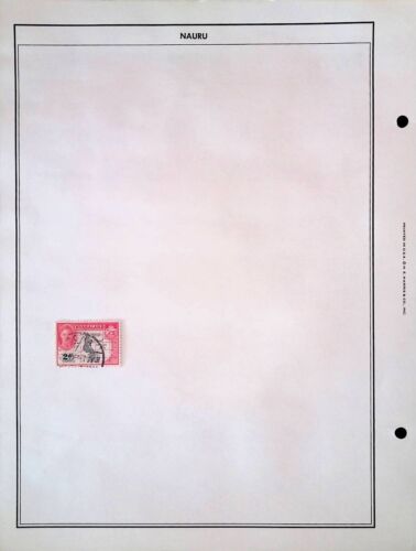 Gebrauchte Nyasaland Briefmarken auf Harris Album Seite - Bild 1 von 2