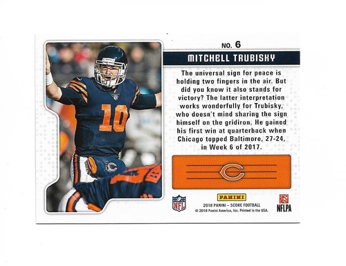 2018 Score Football Insert Singles Complete Your Set U-Pick Free Shipping - Picture 91 of 173