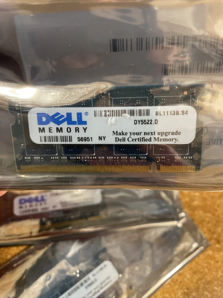 (3) Dell 512MB DIMM. 512MB 533 64 X 64. 8K.200 Memory New - Image 3 of 4