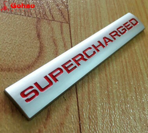 Auto Supercharged Tailgate Badge Emblem Plate Sticker For Land Range Rover Sport - Picture 2 of 4