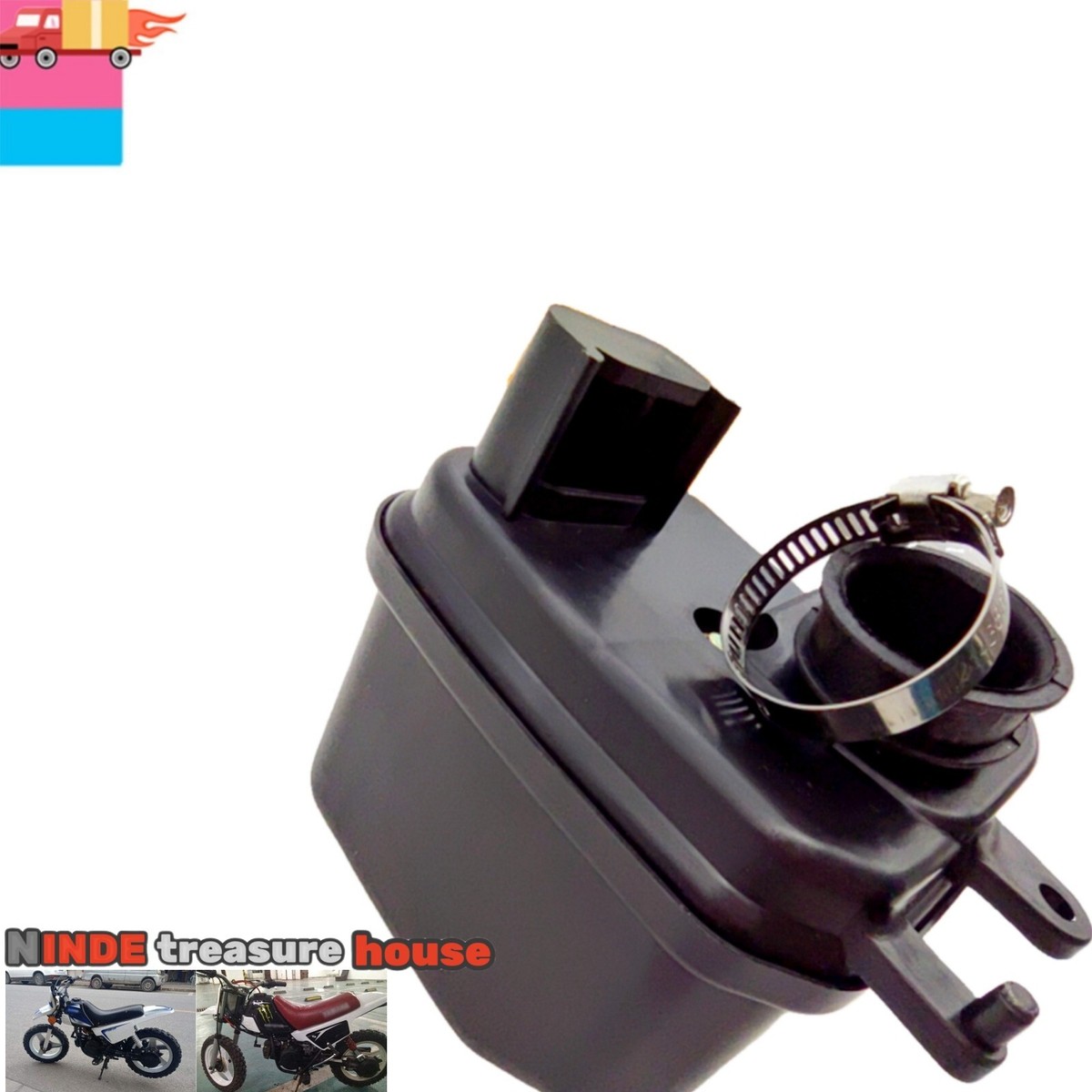 PW50 Air Filter Assembly Complete Air Box Assembly For 1981-2009 Yamaha PW50 Y-Zinger Kids Dirt Bike 1981-2009 PW50 Parts - Foto 2