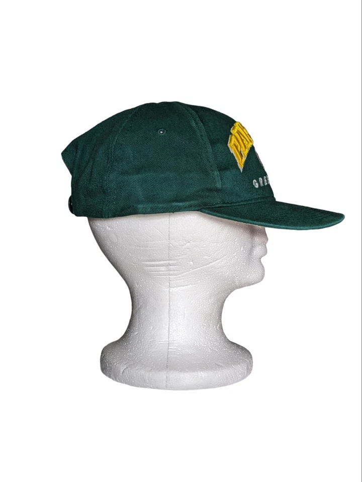 Green Bay Packers Vintage Drew Pearson Company Verde Amarillo Ajustable Snapback Foto 4 de 4