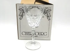 Vtg W.M Dalton 24% French Lead Crystal Unit No.1 Single Goblet Made France w Box