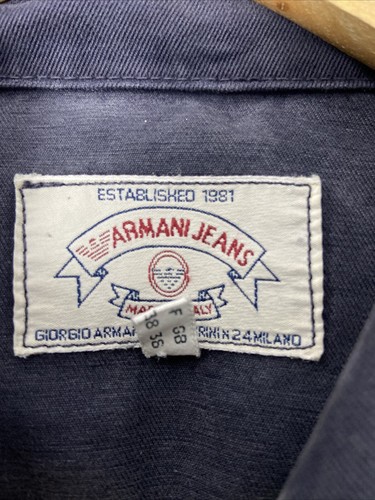 Armani Jeans Vintage Jacke Herren Gr. M - Bild 12 von 14