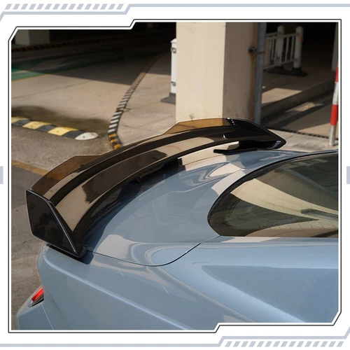 For Ford Mustang 2024-2025 DH Performance W/Gurney Flap-Gloss Black Rear Spoiler - Picture 5 of 12