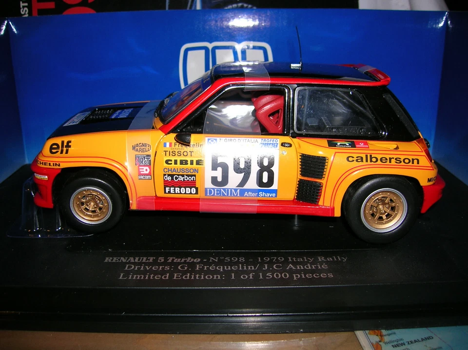 Renault 5 turbo 1:18 R5 turbo Giro d'Italia Calberson Universal hobbies UH  - Immagine 2 di 4