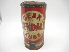 Vintage KENDALL Motor Oil GEAR LUBE Tin Advertising Gas Station Can