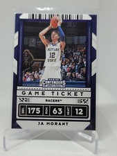 Ja Morant 2020 Panini Contenders Draft Picks Game Ticket Purple #44 B8A