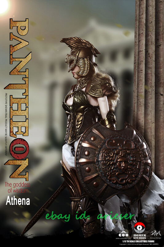 COOMODEL 1/6 パンテオン - アテナ / ゴッデス・オブ・ウィズダム New COOMODEL X HOMER HS001 1/6 PANTHEON-ATHENA GODDESS OF