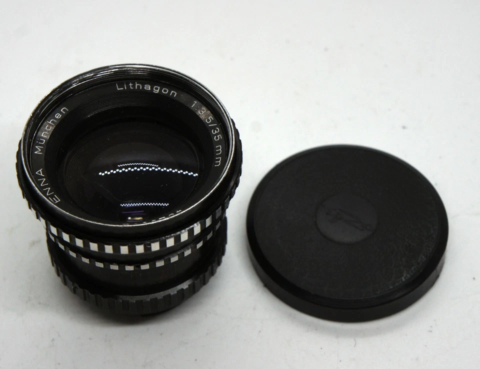 RARO Lente Gran Angular Enna Munchen Lithagon 35 mm F3.5 PARA Exakta Foto 2 de 3