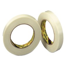 Scotch 8931 Filament Tape, 24mm x 55m, 3-Inch Core, Clear