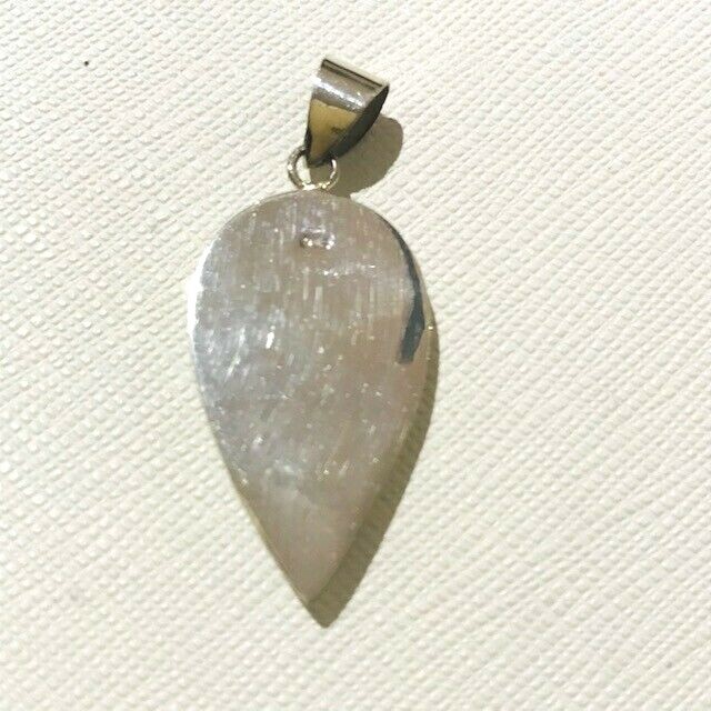 Pendentif En Argent 925 Avec Onyx Noir - Neuf Avec étiquettes, Pierre Naturelle