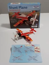 Action Series Stunt Plane Airplane Building Block Set #24SP Brick Toy 108 Pieces