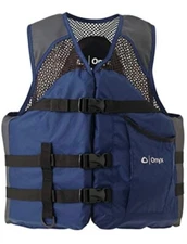 Absolute Outdoor Full ThrottleVEST MESH NAVY/CHARCOAL XL Cool Light weight 