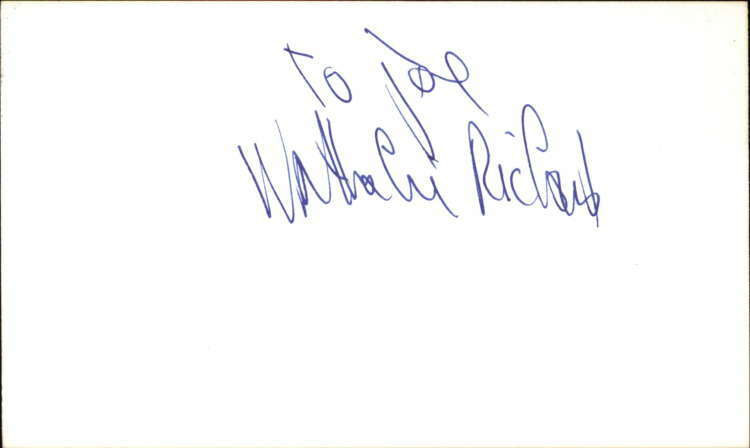 pond サイン付きポストカード NEVER LET ME GO Nathalie Richard Actress Never Let Me Go Signed 3