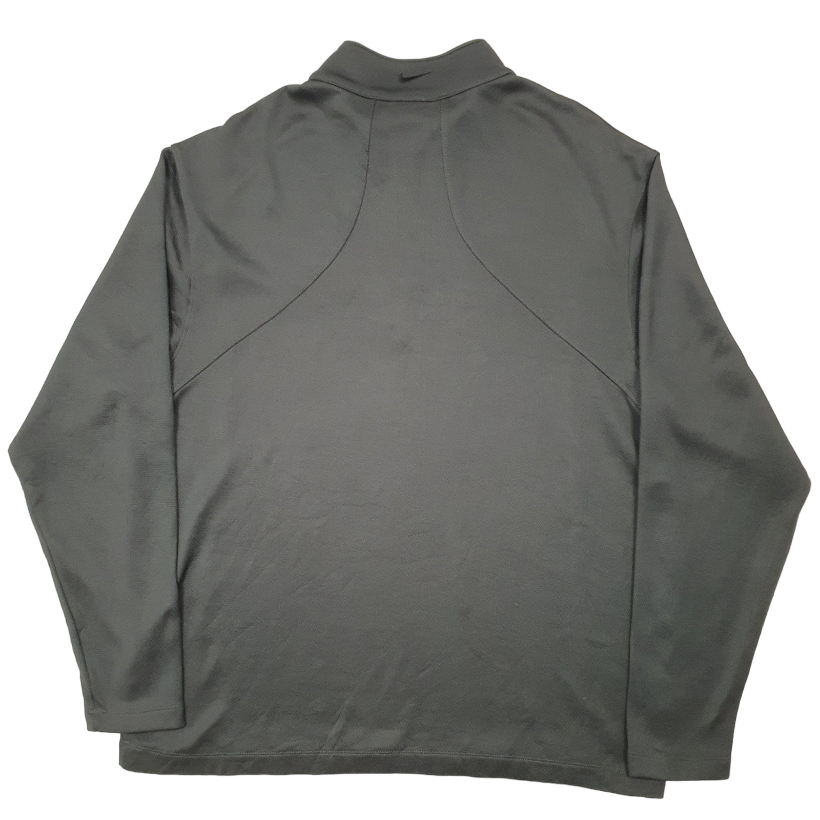 NIKE 1/4 Quarter Zip Polyester Jumper Sweatshirt Mens XL image 3