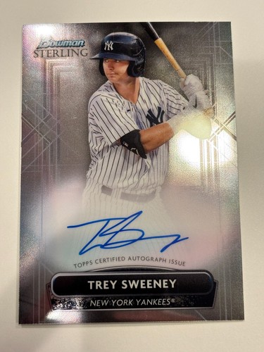 2022 Bowman Sterling - Prospect Autographs #PA-TS Trey Sweeney (AU, RC) - Foto 2 di 3
