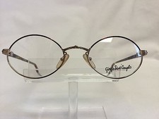 Giorgio Sant Angelo Eyeglasses Sunglasses Tortoise Gold Oval Metal Designer NOS