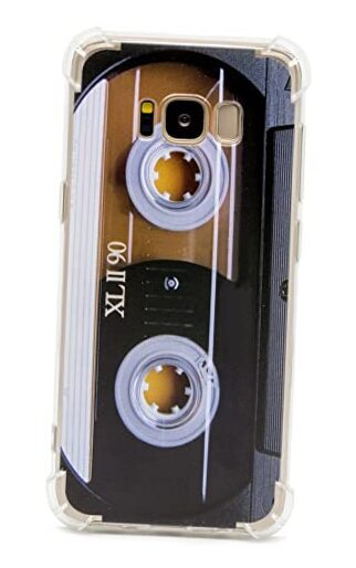 FAteamll Case for Galaxy S8,with Reinforced Corners TPU Soft Bumper Retro