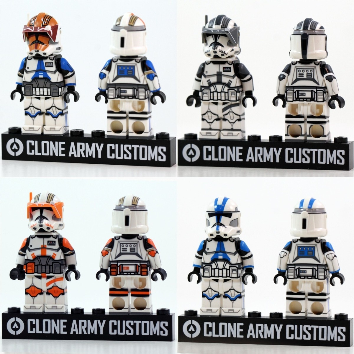 Clone Army Customs 20P2 Phase 2 Clone Trooper Figures -Pick Model