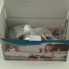 Measuring Cups & Spoons Set of 16 Wildone Premium Stainless Steel Measuring C...