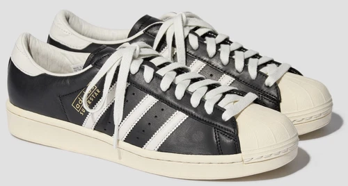 Made in Germany adidas Superstar Vintage Black JI3139 Men's US 10