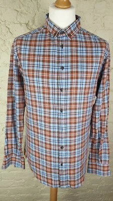 DOLCE & GABBANA Men's Checked Slim Shirt Size: 50 or Medium VERY GOOD Condition - Image 1 of 4