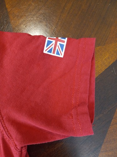 Kids Short Sleeve I Love London Printed T-Shirts 100% Cotton Red Fuzzy - Picture 3 of 8