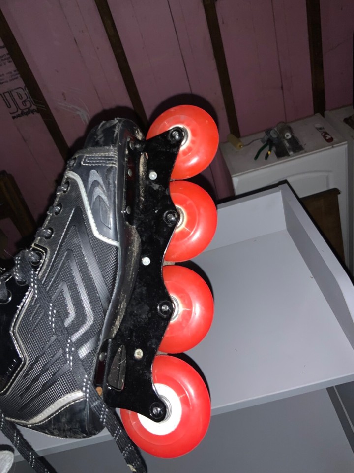 CCM LE INLINE HOCKEY SKATES ROLLER BLADES SIZE 7D SKATE 8.5 SHOE