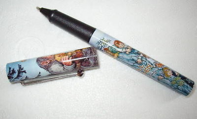 Souvenir Kuli Kugelschreiber Roller Pen Trolle Rolf Lidberg Schweden