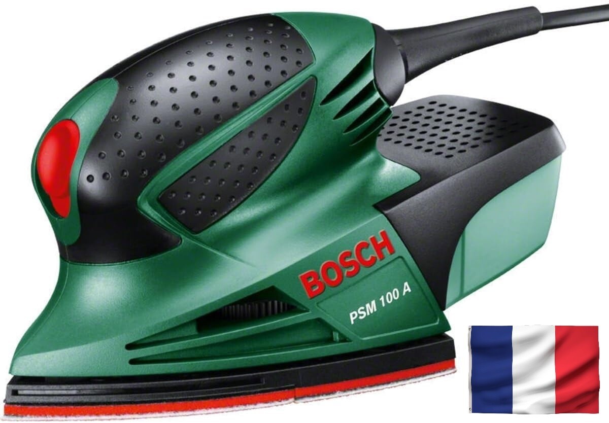 Ponceuse multi-fonction Bosch PSM 100 A idéale pour restaurer vos meubles en bois anciens