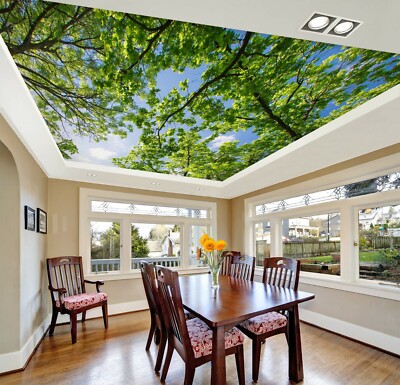 3D Sky Branches A4206 Ceiling WallPaper Murals Wall Print Decal Deco AJ WALL Fay