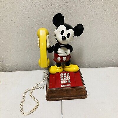 Vintage Mickey Mouse Push Button Telephone 1976 Ser.No Vintage Mickey Mouse Push Button Telephone 1976 Ser.No