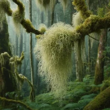 Usnea (old Mans Beard) Wild Crafted Dried ~ Usnea spp.~ 100% Organic