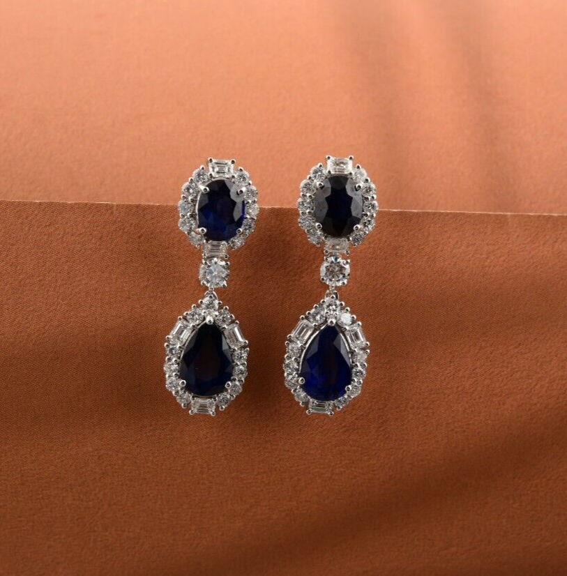 Edelstenen oorbellen Big Long Drop Sea Opal - Zhen Zhu