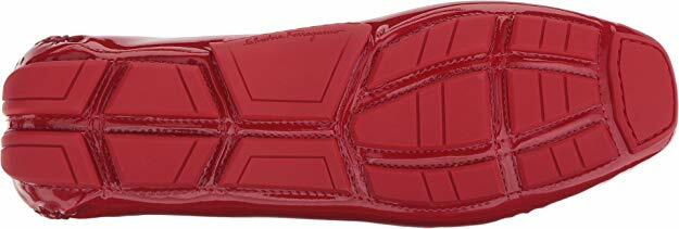 SALVATORE FERRAGAMO Driver Moccasins Gancio Lipstick Haiti Size 6 US 36,5 EUR image 3