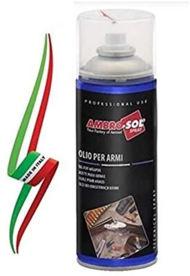OLIO PER PULIZIA AMBROSOL PER ARMI SPRAY LUBRIFICANTE FUCILE PISTOLA BERETTA