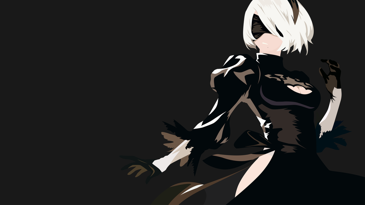 NieR：Automata 2B アクアアルタ プレイマット Anime nier automata minimalism 2b Playmat Gaming Mat | eBay