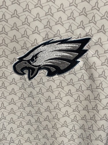 Reebok Jacket Mens M NFL AUTHENTIC SIDELINE Track Zip Hoodie PHILADELPHIA EAGLES - Picture 4 of 10
