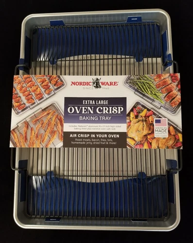 Nordic Ware Extra Large Oven Crisp Baking Tray - 15" x 21" - Brand New