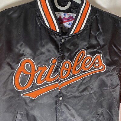 Vintage Baltimore Orioles Starter Diamond Collection Satin Bomber
