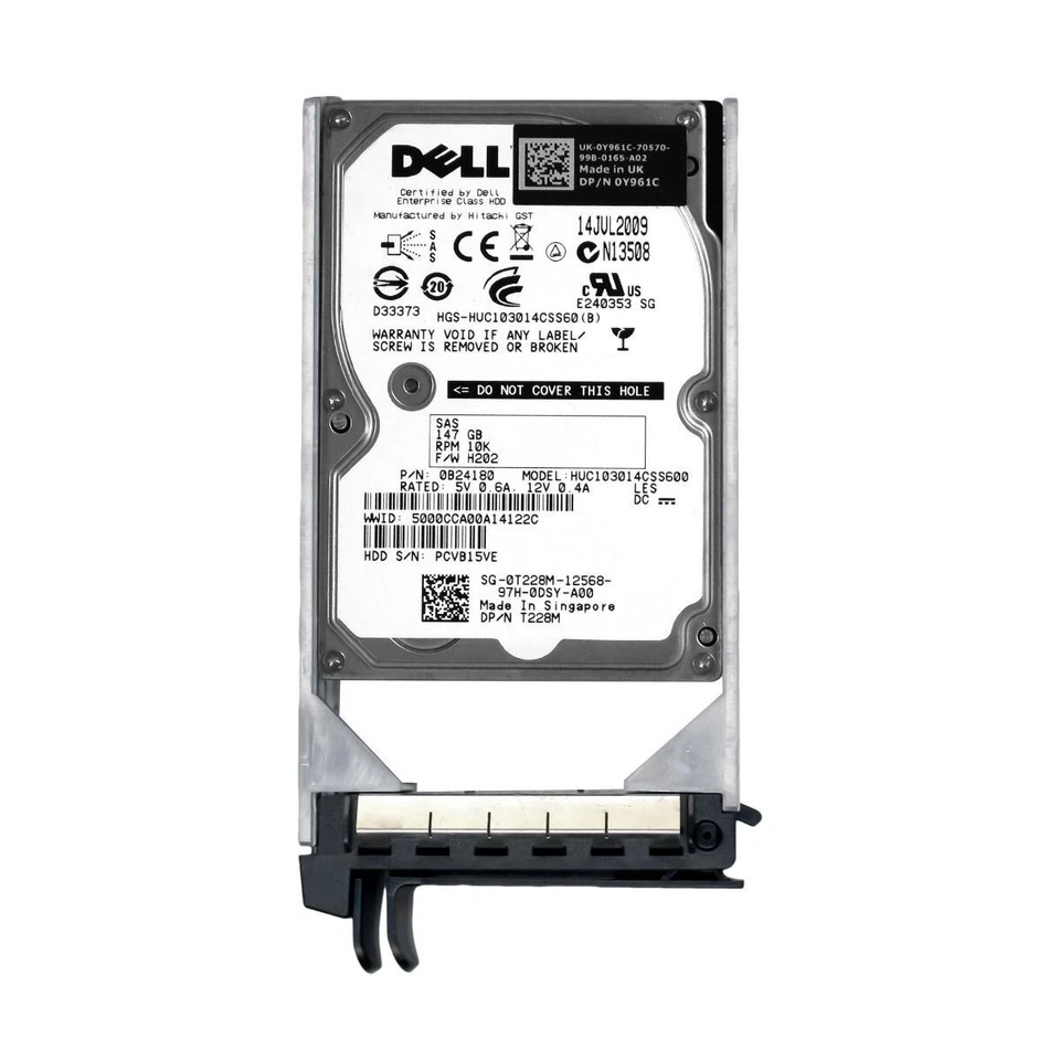 Hard Drive Dell 0T228M HUC103014CSS600 147GB 10000U/Min 64MB SAS-2 2.5 " - Image 3 of 3