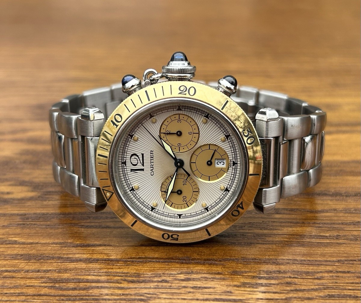 Cartier Pasha Cartier Taschenuhr Cartier Pasha Chronograph 1032